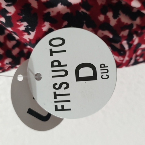 Animal Print Swim Top Underwire Size 26W - Picture 4 of 6